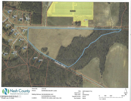 LOT 1 FISHER & BELLAMY MILL ROAD, WHITAKERS, NC 27891 - Image 1